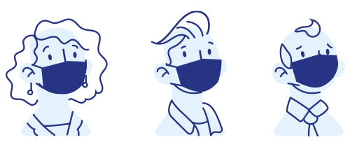 port du masque obligatoire en agence