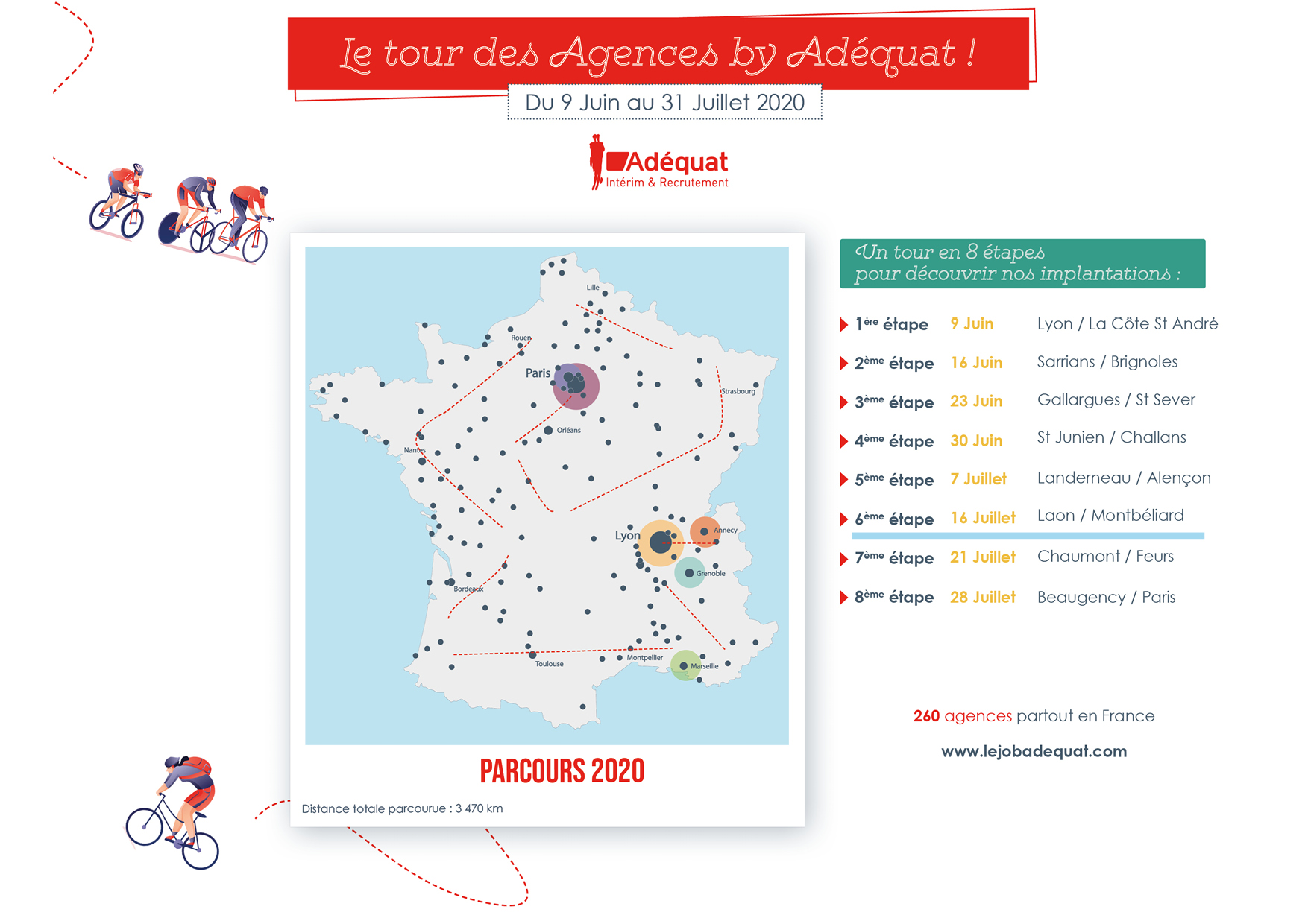 6eme étape tour des agences by adéquat