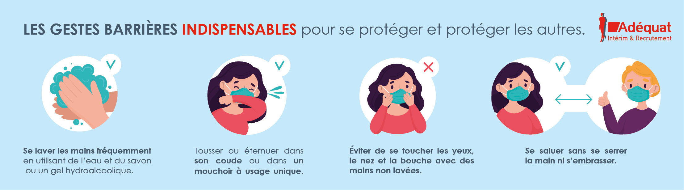 bandeau gestes barrières
