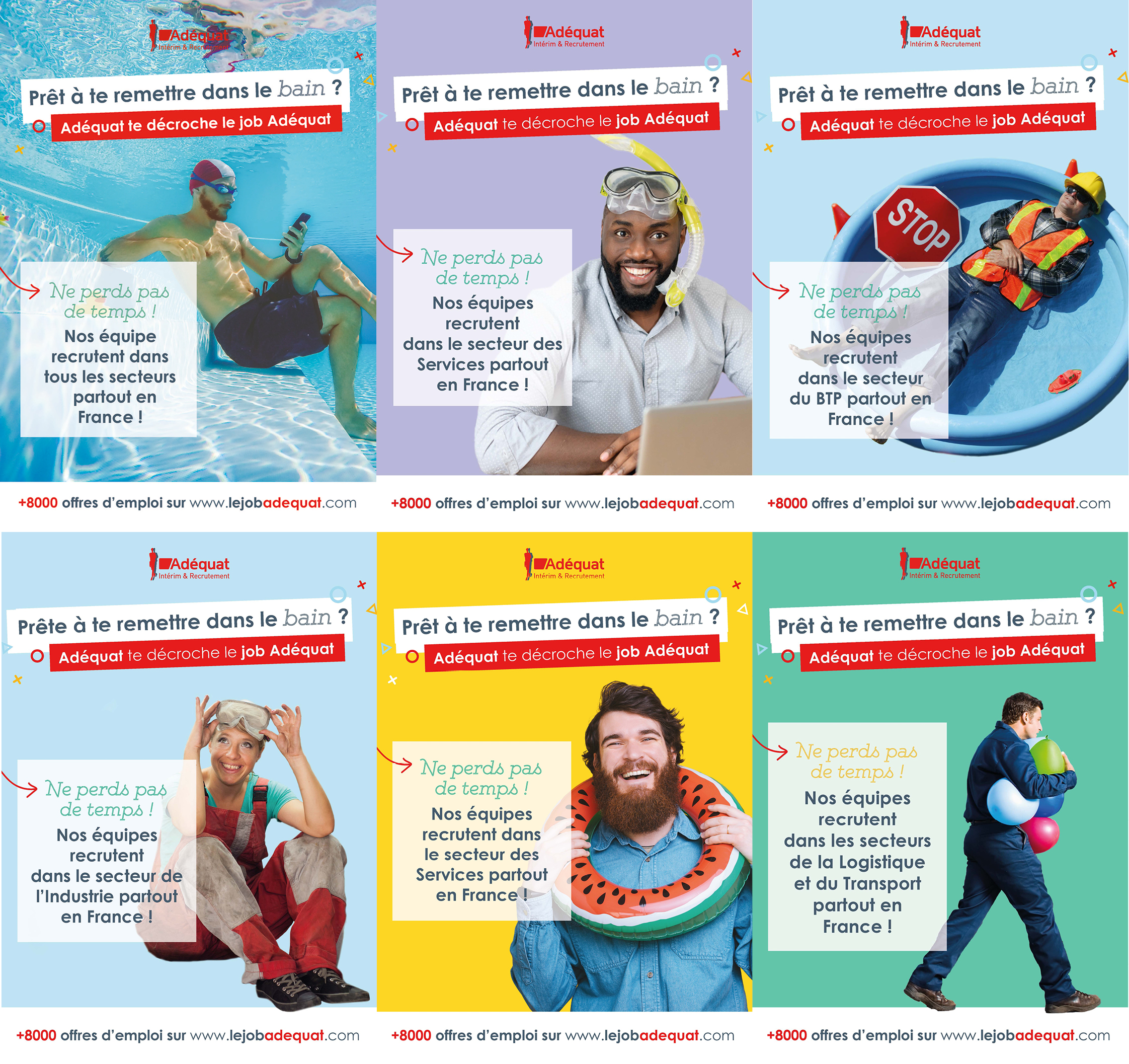 campagne de rentrée adéquat - décroche ton job