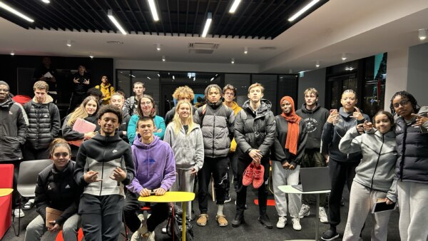 Photo de groupe des étudiants de la TPAA et de l'animatrice de ce workshop.